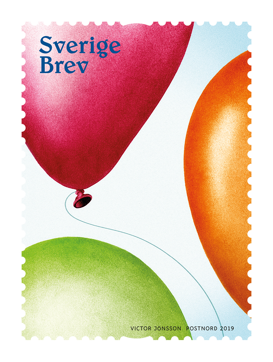 Frimärksutgåva #mininbjudan, 9 maj 2019.